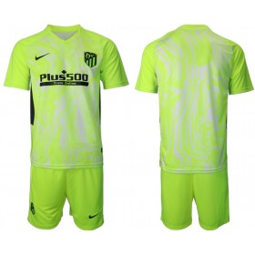 Koszulka Atlético Madryt Dziecięcy Trzeci Stroje Piłkarskie 2020/21 Krótki Rękaw